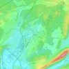 Mappa topografica La Marne, altitudine, rilievo