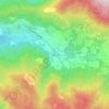 Mappa topografica Limestre, altitudine, rilievo