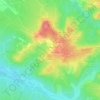 Mappa topografica Le Champ d'Ambrois, altitudine, rilievo
