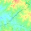 Mappa topografica Beckwith, altitudine, rilievo