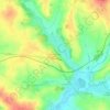 Mappa topografica Saint-Mars-des-Prés, altitudine, rilievo