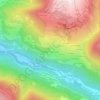 Mappa topografica Les Champaix, altitudine, rilievo