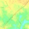 Mappa topografica Pine Valley, altitudine, rilievo