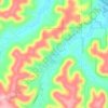 Mappa topografica Pickwick, altitudine, rilievo
