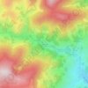 Mappa topografica Coq hardi, altitudine, rilievo