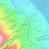Mappa topografica Saint-André, altitudine, rilievo