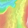 Mappa topografica Les Alberts, altitudine, rilievo