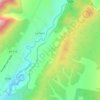 Mappa topografica Guardal, altitudine, rilievo