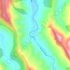 Mappa topografica Illinbah, altitudine, rilievo