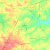 Mappa topografica Chester Estates, altitudine, rilievo