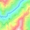 Mappa topografica Sacre, altitudine, rilievo
