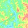 Mappa topografica Aragón, altitudine, rilievo