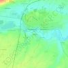 Mappa topografica Vaugelan, altitudine, rilievo