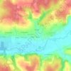 Mappa topografica Grand Sable, altitudine, rilievo