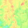 Mappa topografica Cañalito, altitudine, rilievo