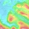 Mappa topografica Blied, altitudine, rilievo