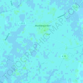 Mappa topografica Sietwendung, altitudine, rilievo