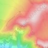 Mappa topografica La Banne d'Ordanche, altitudine, rilievo