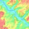 Mappa topografica Le Bourg, altitudine, rilievo