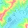 Mappa topografica Villa San José, altitudine, rilievo