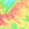 Mappa topografica Les Usages, altitudine, rilievo