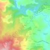 Mappa topografica Quinta, altitudine, rilievo