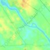 Mappa topografica Hinmansville, altitudine, rilievo