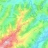 Mappa topografica Denzano, altitudine, rilievo