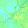 Mappa topografica Lee Farms, altitudine, rilievo