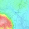 Mappa topografica La Cailletterie, altitudine, rilievo