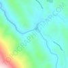 Mappa topografica Calaveras Cement 502 Dam, altitudine, rilievo