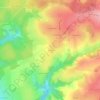 Mappa topografica La Loge, altitudine, rilievo