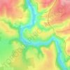 Mappa topografica Rives, altitudine, rilievo