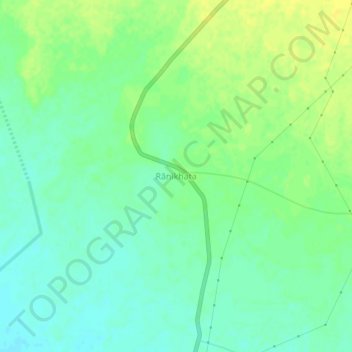 Mappa topografica Ranikhata, altitudine, rilievo