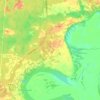 Mappa topografica Nikol'skiy Pogost, altitudine, rilievo