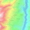 Mappa topografica Guarainag, altitudine, rilievo