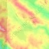 Mappa topografica Greeley Hill, altitudine, rilievo