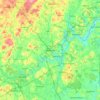 Mappa topografica Methuen, altitudine, rilievo