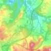 Mappa topografica A Sionlla de Arriba, altitudine, rilievo