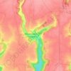 Mappa topografica Violaine, altitudine, rilievo