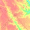 Mappa topografica Lake View, altitudine, rilievo