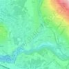 Mappa topografica Borly, altitudine, rilievo