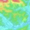Mappa topografica Montgrand, altitudine, rilievo