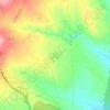 Mappa topografica Las Navas de Buitrago, altitudine, rilievo