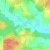 Mappa topografica La Outre, altitudine, rilievo