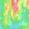 Mappa topografica Majada de la Ulaga, altitudine, rilievo