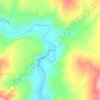 Mappa topografica Methow, altitudine, rilievo