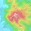 Mappa topografica 清源山, altitudine, rilievo