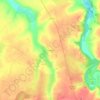 Mappa topografica La Roche, altitudine, rilievo