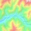 Mappa topografica Sisicaya, altitudine, rilievo
